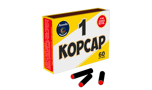 Петарды Корсар 1 в пленке  в Яровом